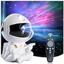 Astronaut Galaxy Projector, Nebula Star Projector Night Lights with Remote Control, Mini Cute Astronaut Light Projector for Kids Bedroom, Gaming Room, Ceiling, Room Decor
