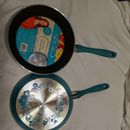 The Pioneer Woman Timeless Beauty Frying Pan Teal Three Layer Reinforced...