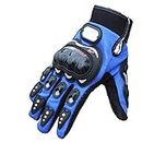 Pro Biker Motorcycle Gloves Moto Racing Gloves Knight Urban Riders Luvas Motocross Motorbike Gloves Guantes Ciclismo Invierno XL Size Blue Color