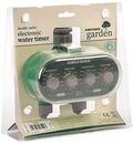 Twin Outlet Electric Automatic Electronic Garden Watering Timer Clock