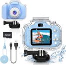 Kids Waterproof Digital Camera Gifts for 6 7 8 9 10 Year Old Action Kids Camera 