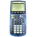 Texas Instruments TI-84 Plus Graphing Calculator CLEAR BLUE WORKING GREAT