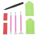 Embroidery Pen DIY Diamond Painting Cross Stitch Tools Accessories Kit for DIY Project Crystals Studs or Nail Beads(11pcs)