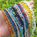 Flower Multicolor Millefiori Lampwork Glass Loose Beads For Jewelry DIY Making