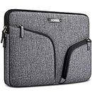 DOMISO 11" - 11.6" Waterproof Laptop Pouch Canvas with Back Handle Tablet Case Sleeve Bag for 11.6 Inch MacBook Air/Microsoft Surface Pro 5, 4, 3 / ASUS/Acer/Lenovo/Dell/HP/MSI, Dark Grey