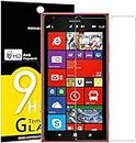 NEW'C [2 Pack] Designed for Nokia Microsoft Lumia 1520 Screen Protector Tempered Glass, Anti Scratch, Bubble Free, Ultra Resistant