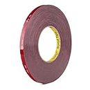Double Sided Mounting Tape Multipurpose Heavy Duty VHB Foam Adhesive, Waterproof Adhesion Tape for LED Strip Lights, Automotive Trim, Home Office Décor (0.39IN X 34FT)