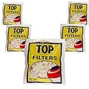 Top King Size 15mm Filter Tips 100 Filters per Bag - 5 Count - 500 Filters Total