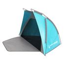 Beach Tent Sun Shelter - Sport Umbrella w/ UV Protection & Carry Bag by Wakeman Outdoors Fiberglass in Blue | 55.5 H x 43.5 W x 107 D in | Wayfair