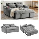 2024 New Sofa Bed Sleeper Sofa 3in 1 Pull Out Couch Bed Loveseat Sofa
