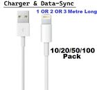 10/20/50/100 Fast USB Cable Charger Charging For iPhone 7 8 X 11 12 13 Pro ipad