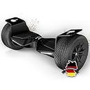 F-Cruiser Hoverboard mit luftgefüllten 10" Reifen & 5.8Ah Akku für eine hohe Reichweite (Schwarz)