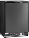 Techomey Propane Refrigerator 2.1 Cu.Ft, Camper Refrigerator 12 V/110V/Gas LPG, Quiet Rv Fridge 3 Way for Semi Truck, Truck, Camper Van, Rv, Garage, Black