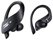 Bluetooth Headphones Wireless Earbuds 80Hrs Playtime IPX7 Waterproof Ear Buds with Earhook Over Ear Earphones Build-in Mic Bluetooth 5.3 Headsets Digital Display for Workout Phone TV Laptop