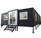 Portable Prefab Tiny Home: 13x20 ft Mobile Expandable House for Versatile Use, Including Hotel, Office, Shop, and More, with Restroom Included (13x20ft (Restroom Included))
