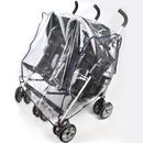Buggy Pushchair Kinderwagen Doppelt Nebenseite Praam Regen Cover Babys S1W N2Z7