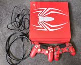 PlayStation 4 Pro 1TB Limited Edition Console Marvel's Spider-Man W/Controllers 