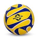 Nivia Trainer Volleyball/Rubberized Stitched/18 Panel/for Indoor & Outdoor Surfaces/for Men/Women/Volleyball Size - 4 (Yellow/Blue)