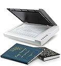 Plustek Large Format Flatbed Scanner OS 1180 - A3 / Tabloid/Legal Size scan, Up to 1200 DPI scan Resolution for Blueprints and Document. Design for Library, School and Soho, Support Mac and PC