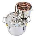 HKMA Stainless Steel Still, Home Distillery Kit w/Thermometer,8l/2gal