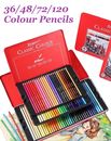 Professional Colouring Pencils Oil Based Set 36/72/120 Tin Box Sketching pad