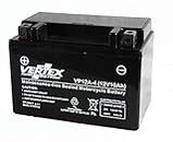 Vertex VP12-A-4 Sealed AGM Motorcycle/Powersport Battery, 12V, 10Ah, CCA (-18) 175, Replaces: CT12A-BS, YT12A-BS Perfect battery for Motorcycle, ATV's, Personal Watercraft and Snowmobiles