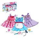 Just Play Disney Junior Alice’s Wonderland Bakery Dress Up Set with Trunk, Size 4-6X, Pretend Play, Kids Toys Ages 3 and Up