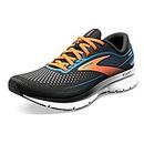 Brooks Men s Trace 2 Neutral Running Shoe, Black/Classic Blue/Orange, 10 US