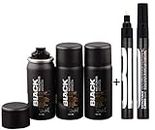 Set di bomboletta spray Montana Black Pocket Cans 3 x 50 ml nero + pennarello