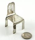 Vintage ACME Studio ROBERT VENTURI Mini Sterling Silver “Queen Anne” Chair