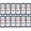 Budweiser 0.0 Non Alcoholic Beer 330ml CAN (Pack of 12 x 330ml)