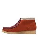 Clarks Men's Wallabee Boot (Dark Orange Combination) (us_footwear_size_system, adult, men, numeric, medium, numeric_13)