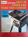Catálogo de herramientas eléctricas y manuales vintage Sears Craftsman 1977-1978, 135 páginas