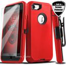 Shockproof Case For iPhone 6 7 8 Plus SE 2 3 Rugged Clip Cover Screen Protector
