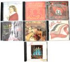 LOT OF 7 CHRISTMAS CDS VARIOUS ARTISTS 1980s HOLIDAY MUSIC-