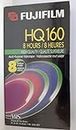 Fujifilm HQ160 VHS Video Cassette Tape - 8 hour in EP Mode - 1 count