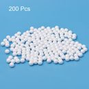 200Pcs 1" White Polystyrene Foam Solid Balls for Art and Party Decorations - 1 inch