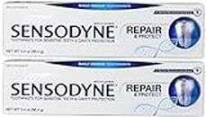 Sensodyne Toothpaste - Repair & Protect - Daily Repair W/Fluoride, 3.4 Oz, Pack of 2
