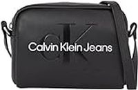 Calvin Klein Jeans Women SCULPTED CAMERA BAG18 MONO, Fashion Black, One Size
