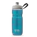 Polar Bottle Sport Insulated Water Bottle - BPA-Free, Sport & Bike Squeeze Bottle with Handle (Fly Dye - Aquamarine, 20 oz)
