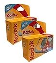 Kodak Fun Saver 27+12 ISo 800 - Cámara desechable (2 unidades, 1 A)