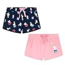 Peppa Pig 2 Pack Shorts for Girls (3-4 Years Navy/Pink)
