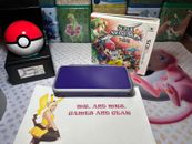 Nintendo 2DS XL Super Smash Bros Console Bundle - Purple/Silver Normal Wear And