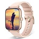 Wwzzey Smart Watch for Women Smartwatches with Answer/Dial Calls, 1.7" Waterproof Fitness Watch with Heart Rate/Blood Oxygen/Sleep Monitor, Ai Voice, Women Watches for Android/iPhone.
