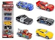 Goyal's Metal Die Cast Car Set Free Wheel High Speed Unbreakable for Kids - Pack of 6, Small Racing Cars for Exciting Playtime Adventures
