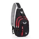 Kimlee Crossbody Pack - Sling Bag Men Lightweight Crossbody Bag One Strap Backpack Outdoor Travel Chest Bag for Women