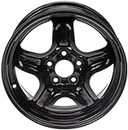 Dorman 939-110 16 x 6.5 In. Steel Wheel Compatible with Select Chevrolet / Pontiac Models, Black