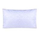SWHF Super Tulip Premium Pure Mictofibre Pillow, 100% Pure Microfibre Filling, Premium Sleeping Pillow with Tulip Design White, 18 x 27 Inch