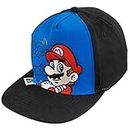 Nintendo Super Mario Boys Baseball Cap Hat Age 4-7 Blue/Black, Blue/Black, Boys