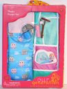 Happy Camper Set Fun Tent Owl Sleeping Bag Our Generation fits 18" Girl Doll New